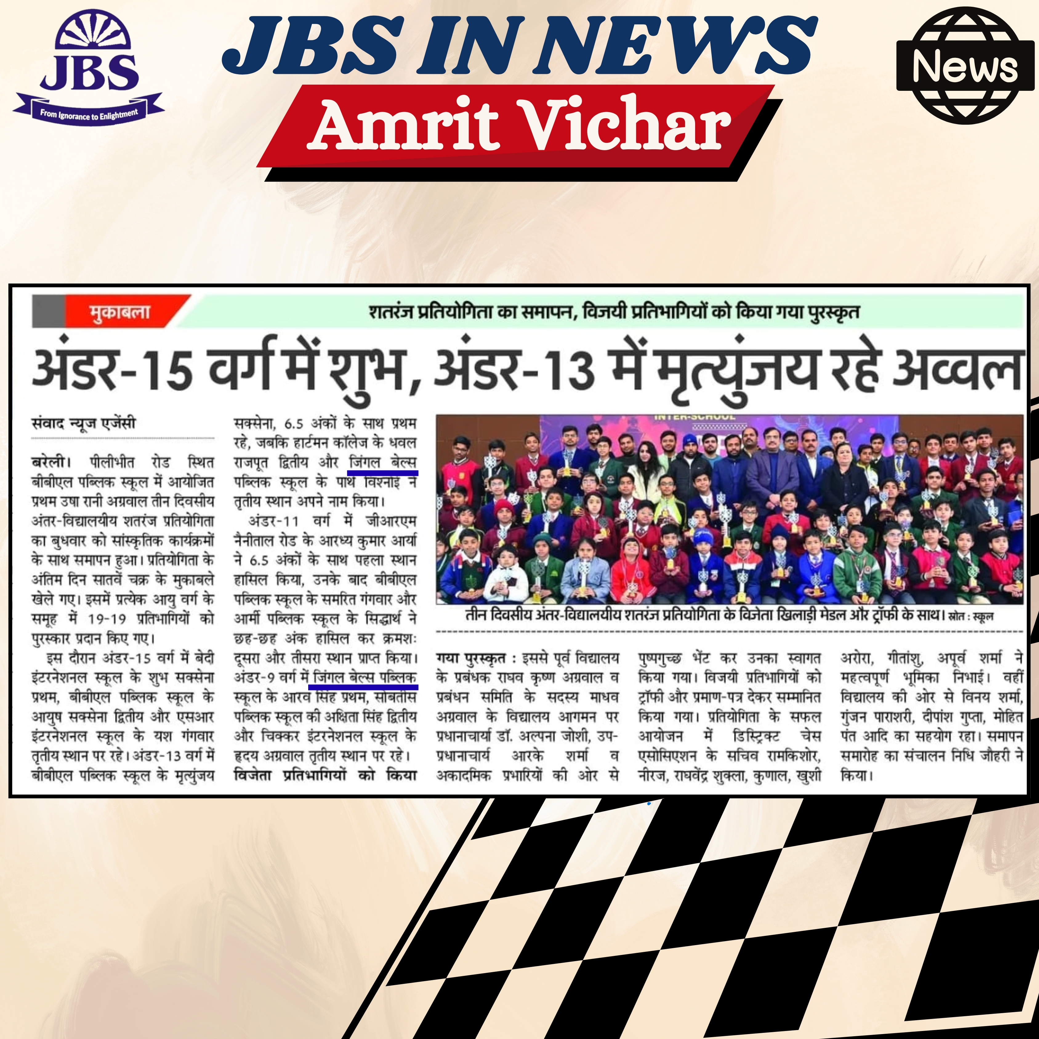 Interschool Chess Tournament...